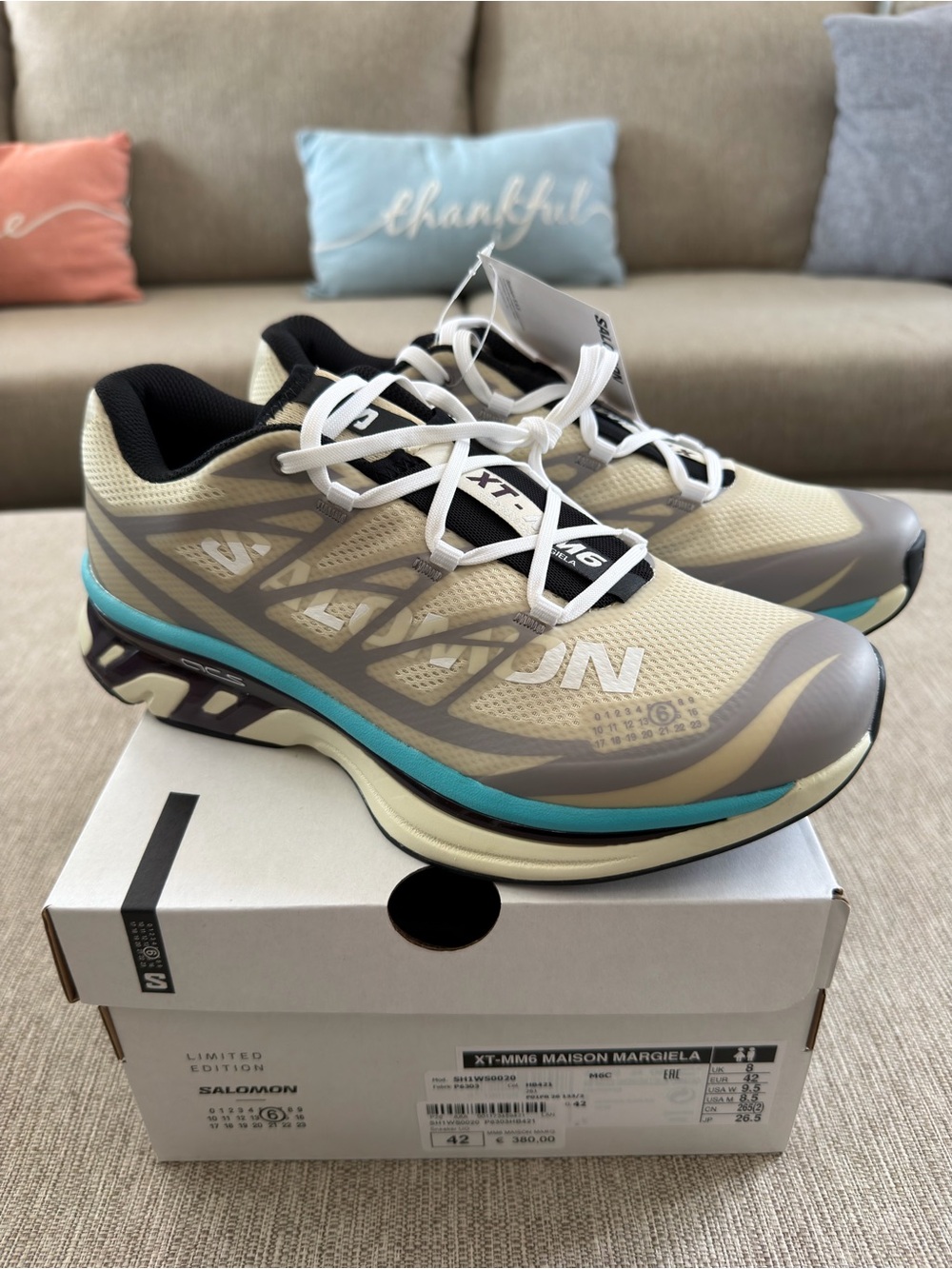 NEW MM6 Maison Margiela x Salomon XT-MM6 Size 8.5 US 42 EU Asparagus Green